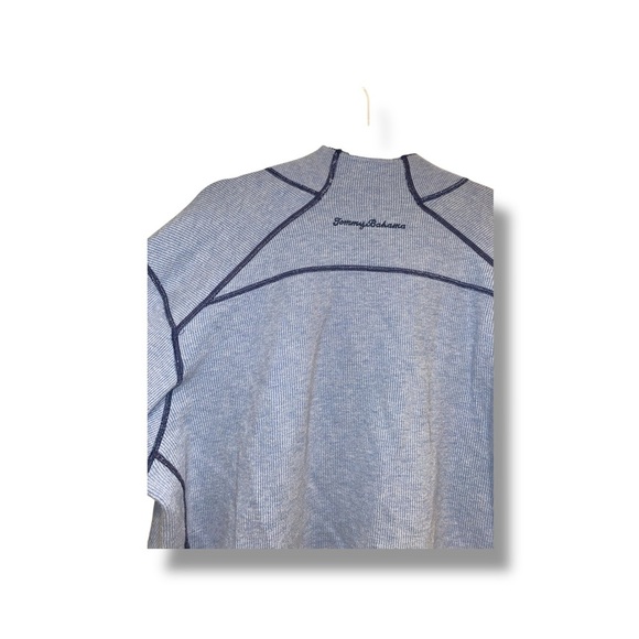 Reversible Tommy Bahama Half-Zip Sweater - Picture 9 of 10